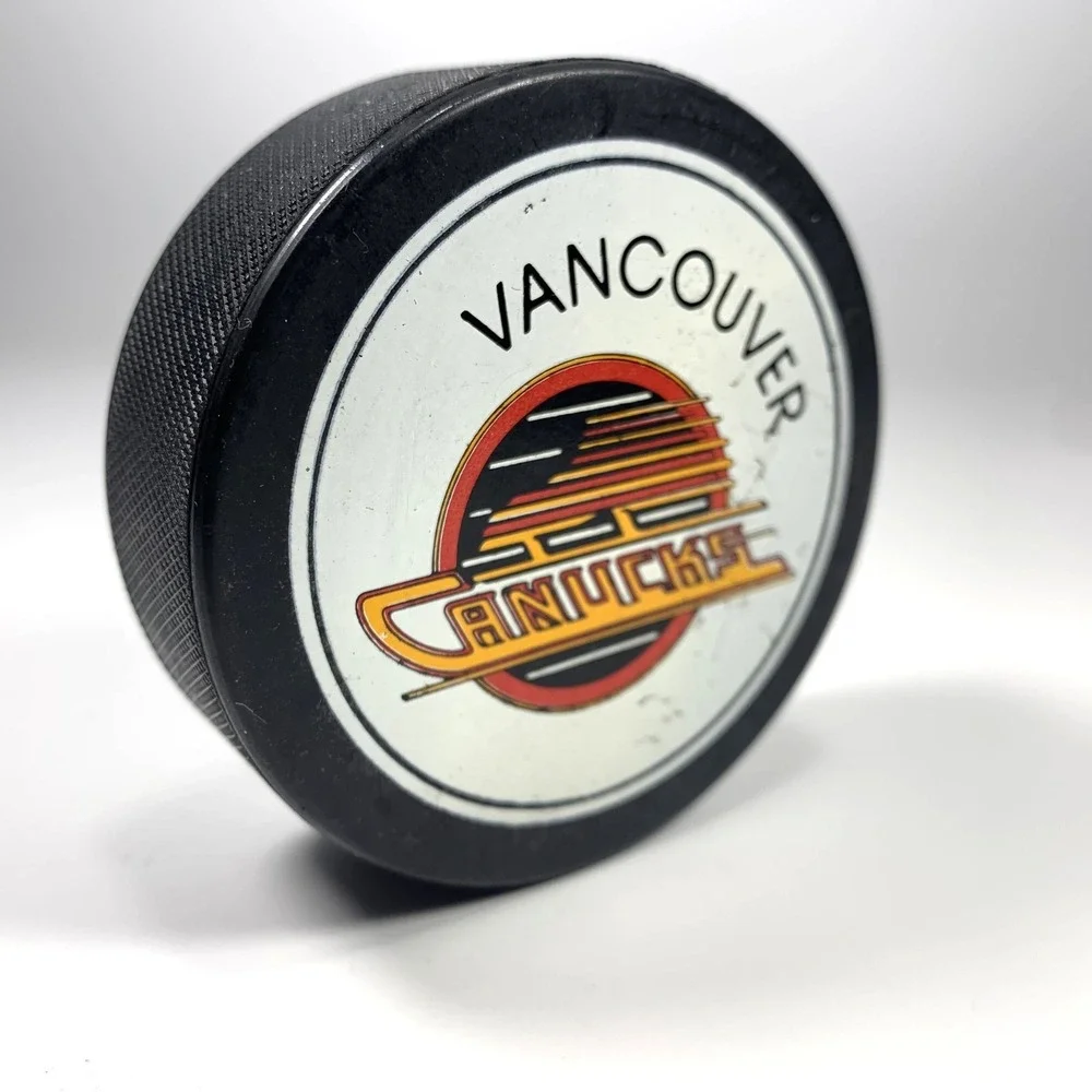 Vintage Viceroy Canada NHL Vancouver Canucks Solid Rubber Hockey Puck